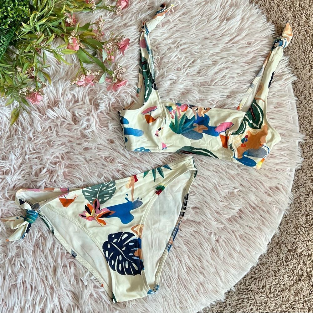 & Other Stories Multicolor Floral Bikini